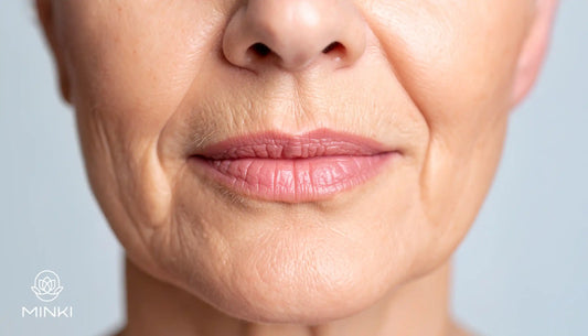 ¿Cómo eliminar el código de barras en el labio superior con cosmética coreana?