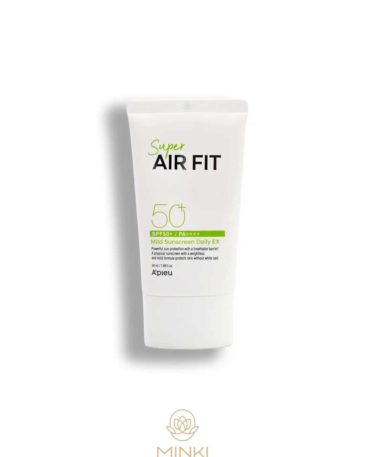 A’PIEU Super Air Fit Mild Sunscreen Daily SPF50+/PA++++ - Protector solar mineral SPF50+/PA++++ 50 ml