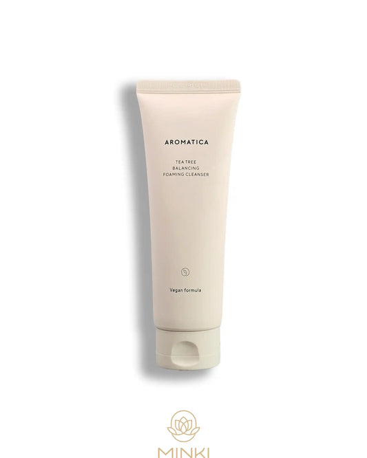 AROMATICA Tea Tree Balancing Foaming Cleanser - Espuma limpiadora piel grasa y acné 180 g