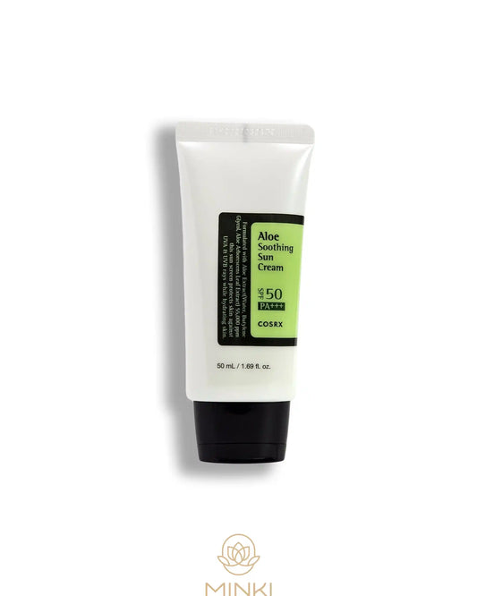 COSRX Aloe Soothing Sun Cream SPF50+/PA+++ - Protector solar calmante SPF50+/PA+++ 50 ml