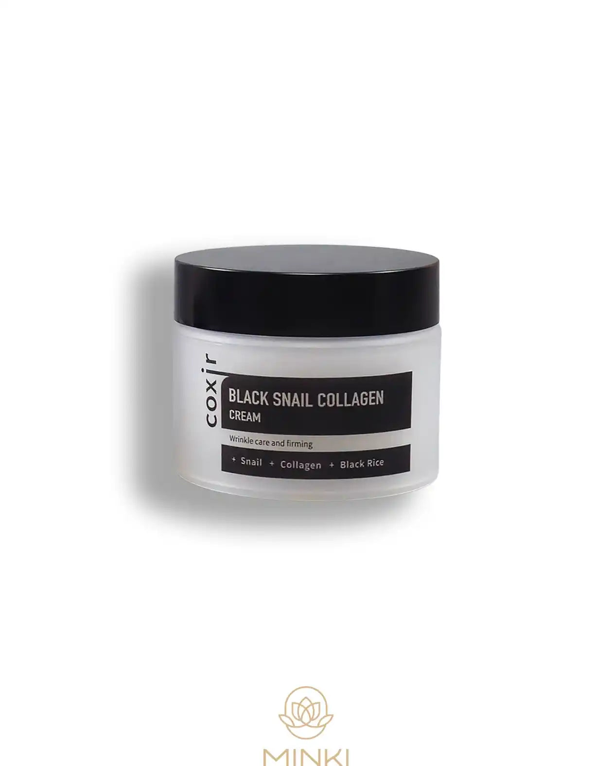 COXIR Black Snail Collagen Cream - Crema antiedad de mucina y colágeno 50 ml