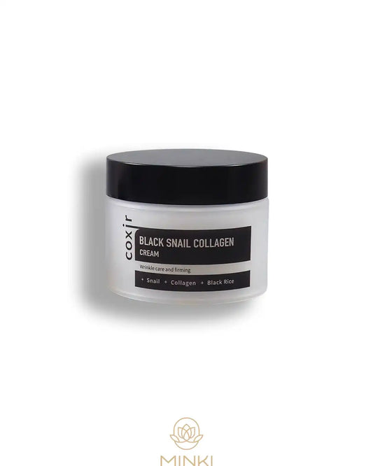 COXIR Black Snail Collagen Cream - Crema antiedad de mucina y colágeno 50 ml