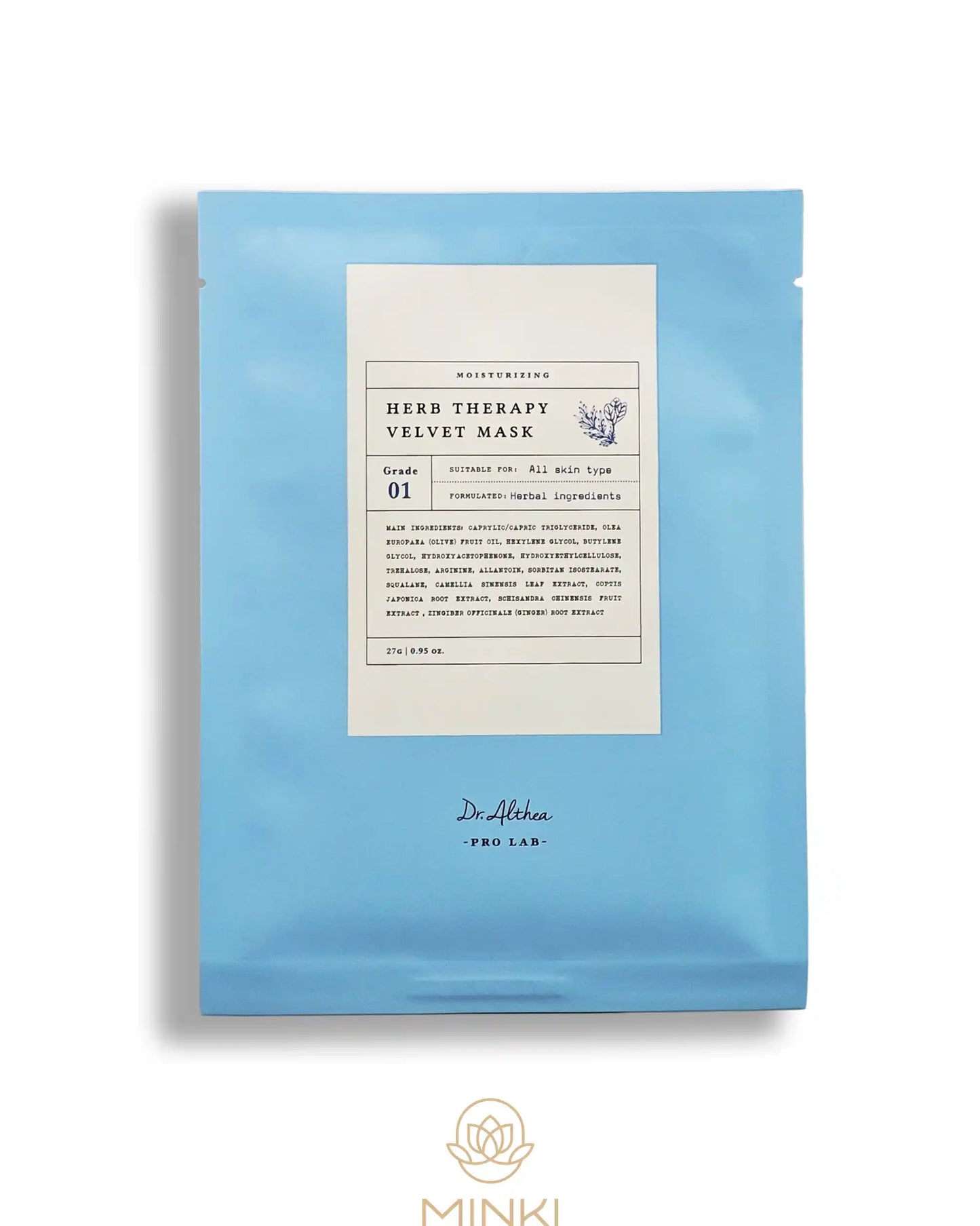 DR. ALTHEA Herb Therapy Velvet Mask - Mascarilla antiedad de hierbas medicinales 27 g