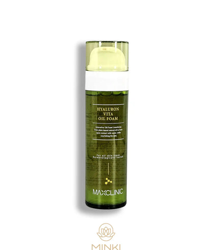 MAXCLINIC Hyaluron Vita Oil Foam - Limpiador espuma-aceite nutritivo 110 g