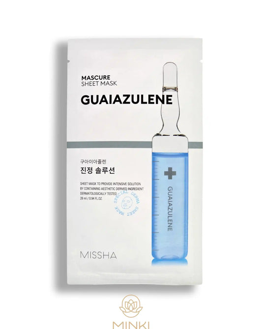 MISSHA Mascure Calming Guaiazulene Sheet Mask - Mascarilla calmante 28 ml