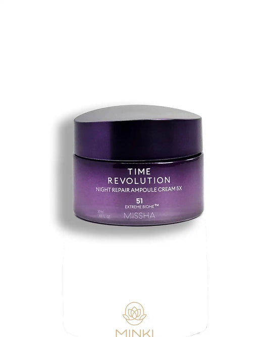 MISSHA Time Revolution Night Repair Ampoule Cream 5x - Crema de noche reparadora 50 ml