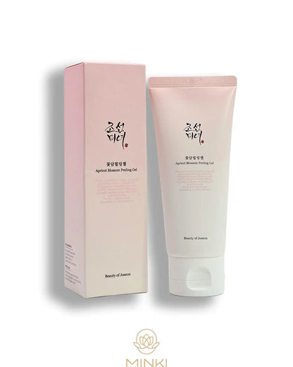 BEAUTY OF JOSEON Apricot Blossom Peeling Gel en su envase junto a la caja original