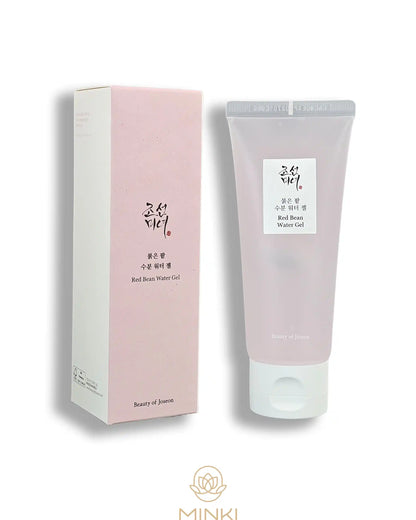 BEAUTY OF JOSEON Red Bean Water Moisturizing Gel Cream en su envase junto a la caja original