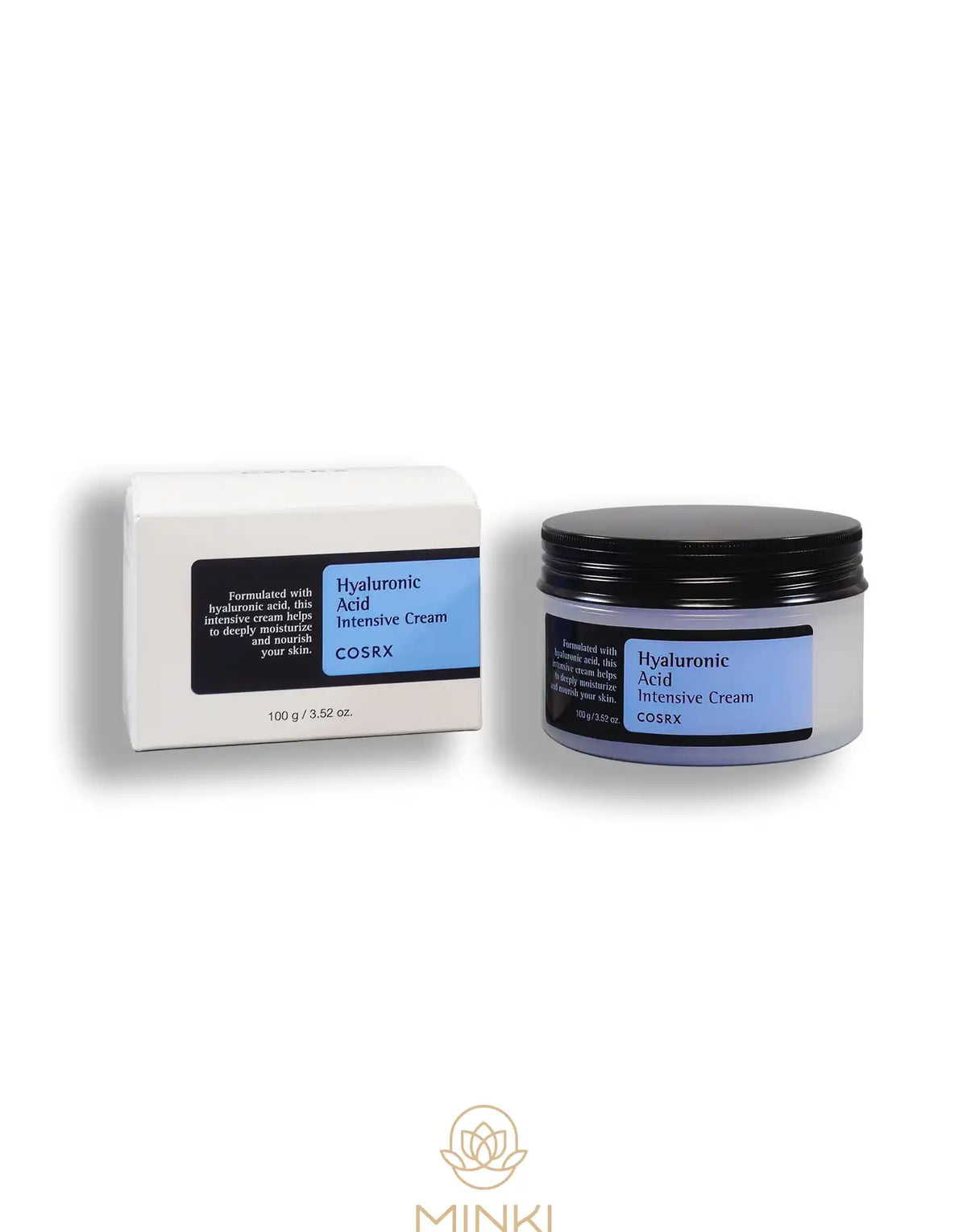 COSRX Hyaluronic Acid Intensive Cream en su envase junto a la caja original