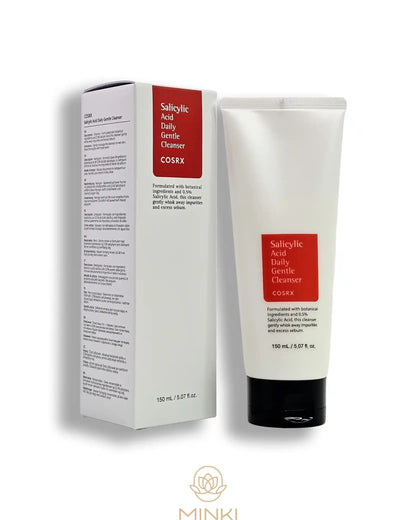 COSRX Salicylic Acid Daily Gentle Cleanser en su envase junto a la caja original