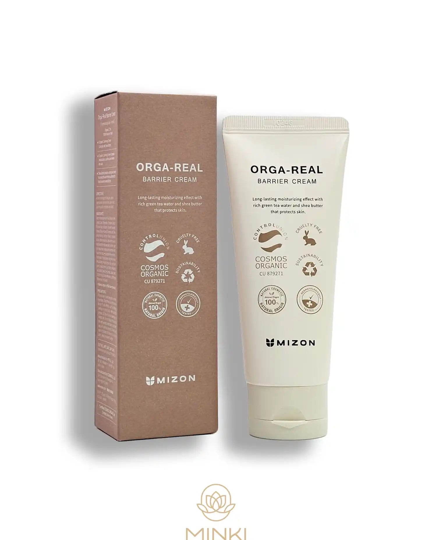 MIZON Orga-Real Barrier Cream - Crema con manteca de karité 100 ml