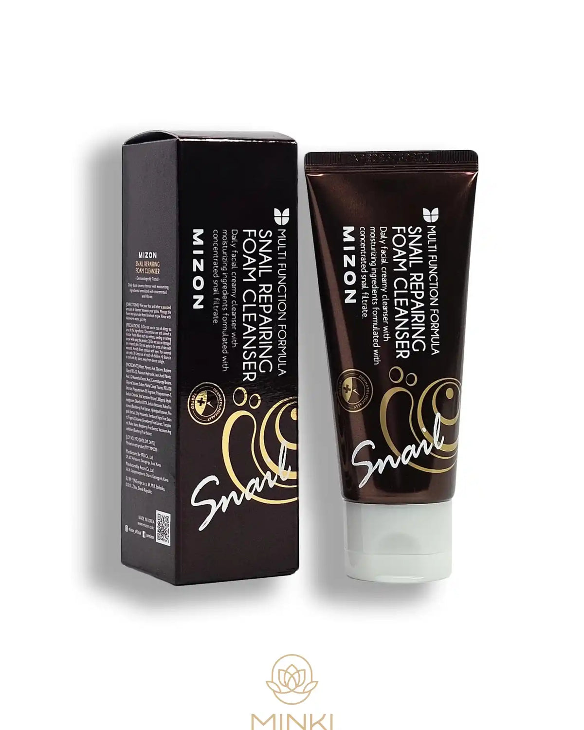 MIZON Snail Repairing Foam Cleanser - Espuma reparadora con baba de caracol 60 ml