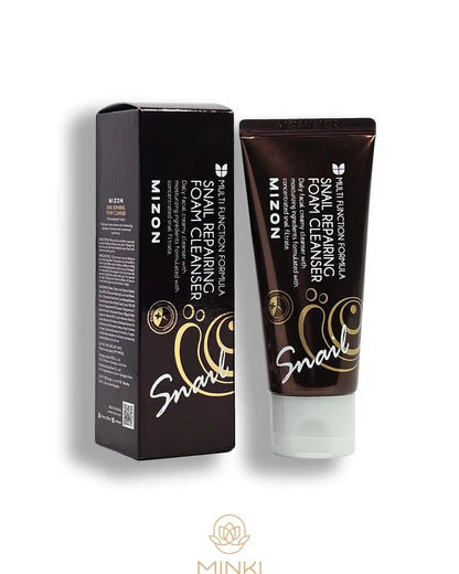 MIZON Snail Repairing Foam Cleanser - Espuma reparadora con baba de caracol 60 ml
