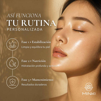 Las tres fases de la rutina personalizada: estabilización, nutrición y mantenimiento