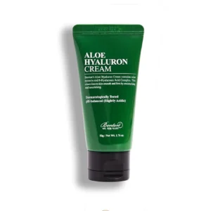 Crema aloe vera ácido hialurónico BENTON, hidratante ligera y calmante para piel sensible