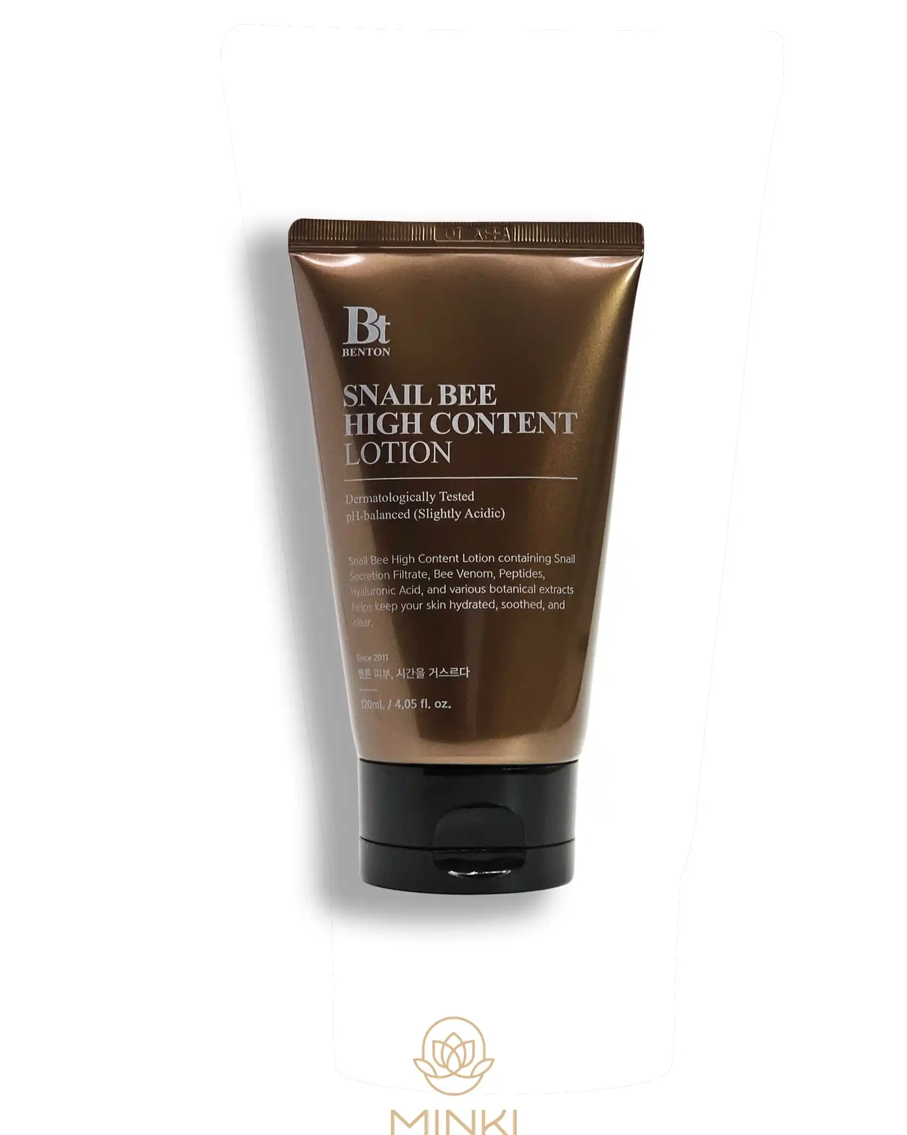 Crema veneno de abeja BENTON Snail Bee High Content Lotion, reparadora y calmante con baba de caracol