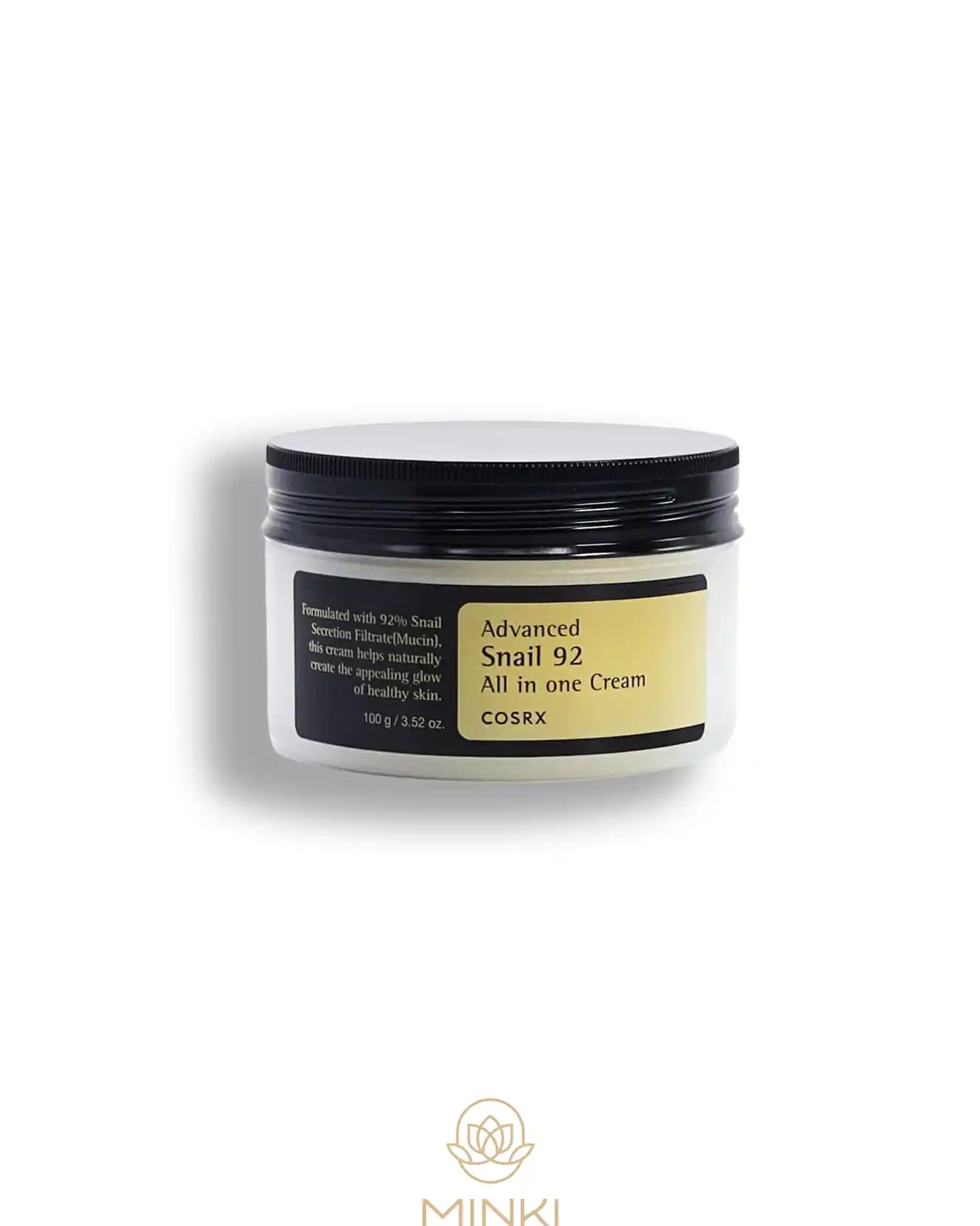 Crema baba de caracol coreana COSRX Advanced Snail 92, hidratante y regeneradora para cicatrices y arrugas