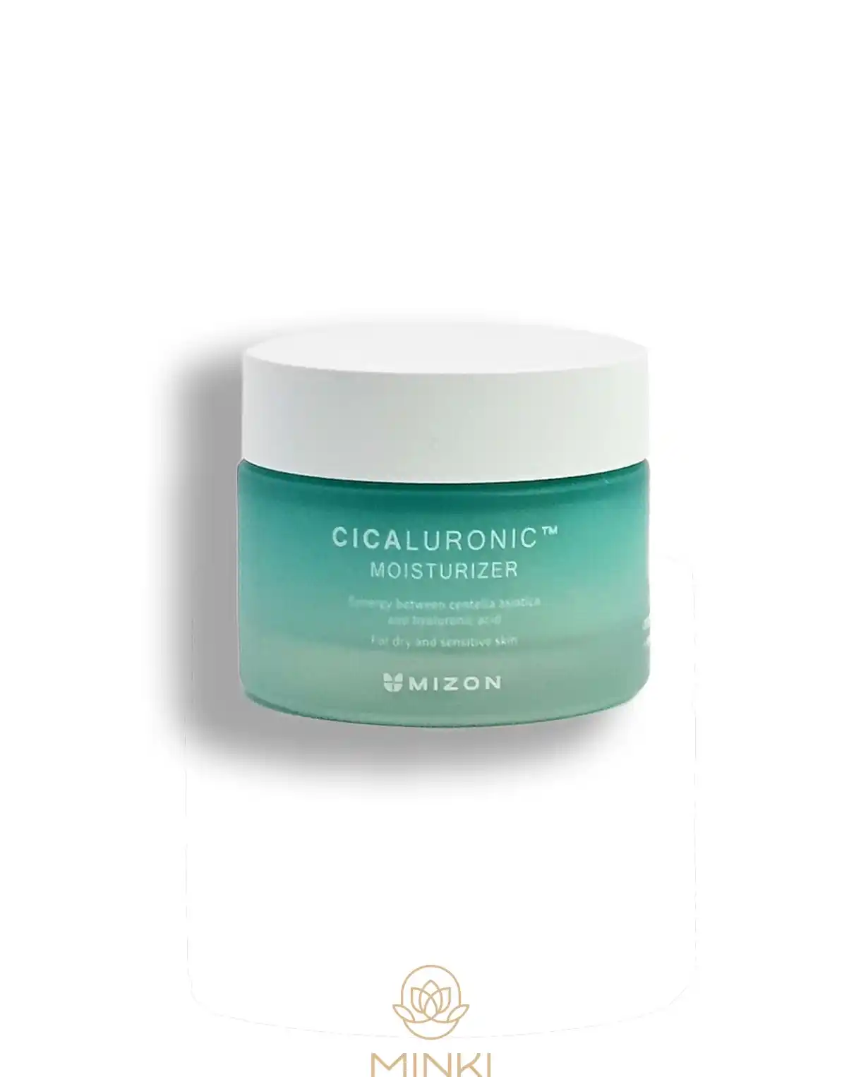 Crema facial piel sensible MIZON Cicaluronic Moisturizer, hidratante y calmante con centella asiática y ácido hialurónico
