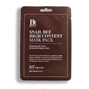 Mascarilla facial de baba de caracol coreana Benton Snail Bee