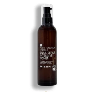 Tónico baba de caracol MIZON Snail Repair Intensive, hidratante y reparador para piel sensible y dañada
