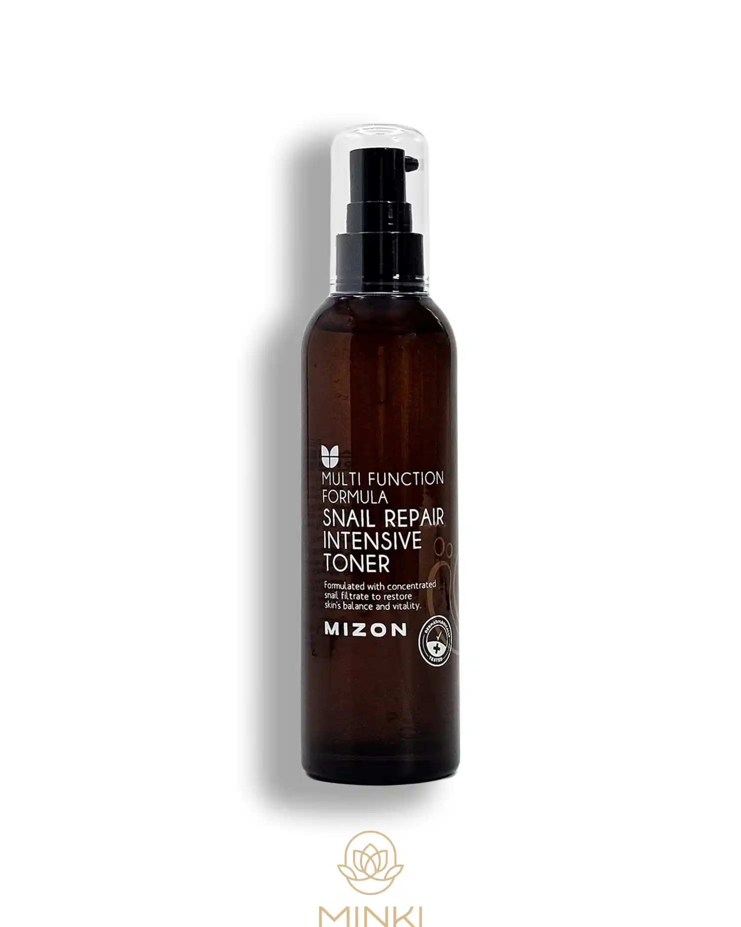 Tónico baba de caracol MIZON Snail Repair Intensive, hidratante y reparador para piel sensible y dañada