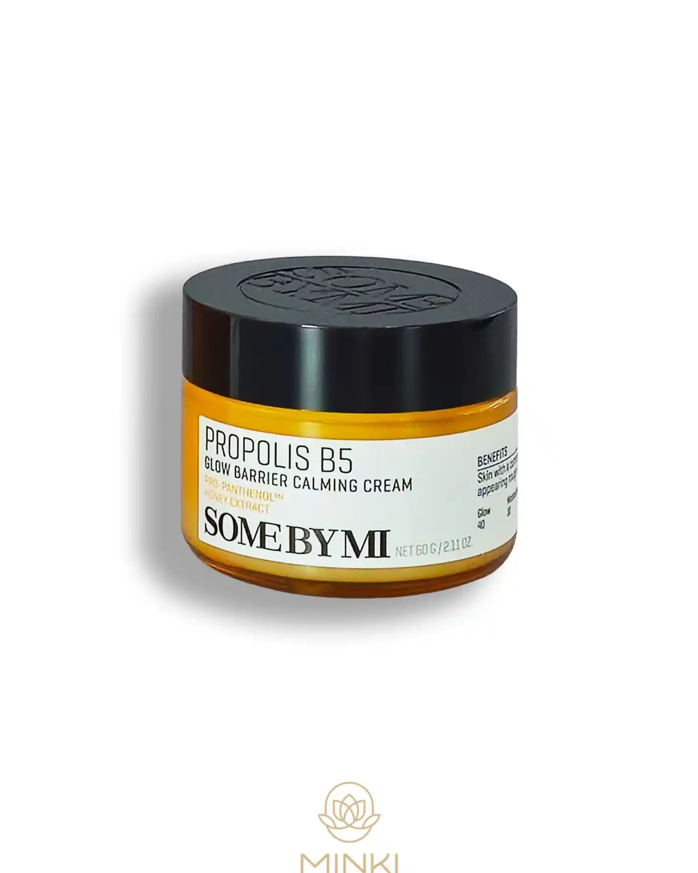 Crema de propóleo SOME BY MI Propolis B5 Glow Barrier, hidratante y calmante facial para piel seca y sensible
