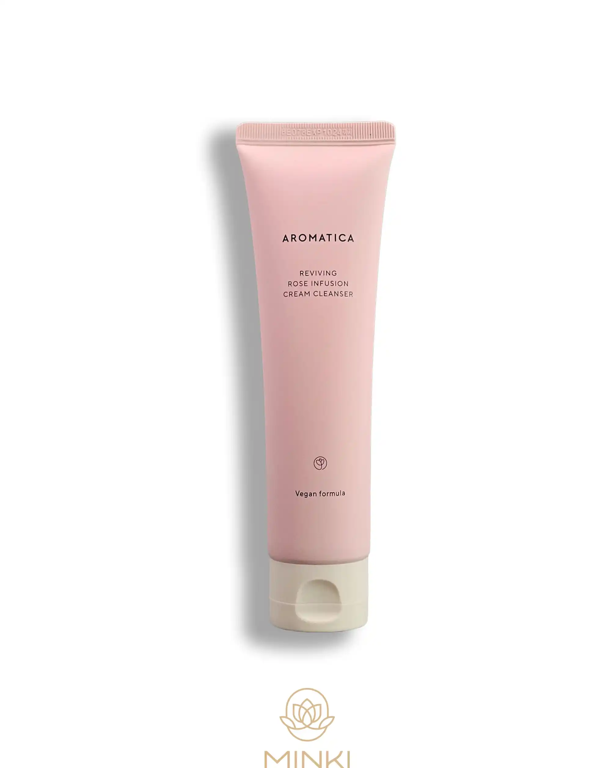 Limpiador facial para piel seca con rosa damascena de AROMATICA