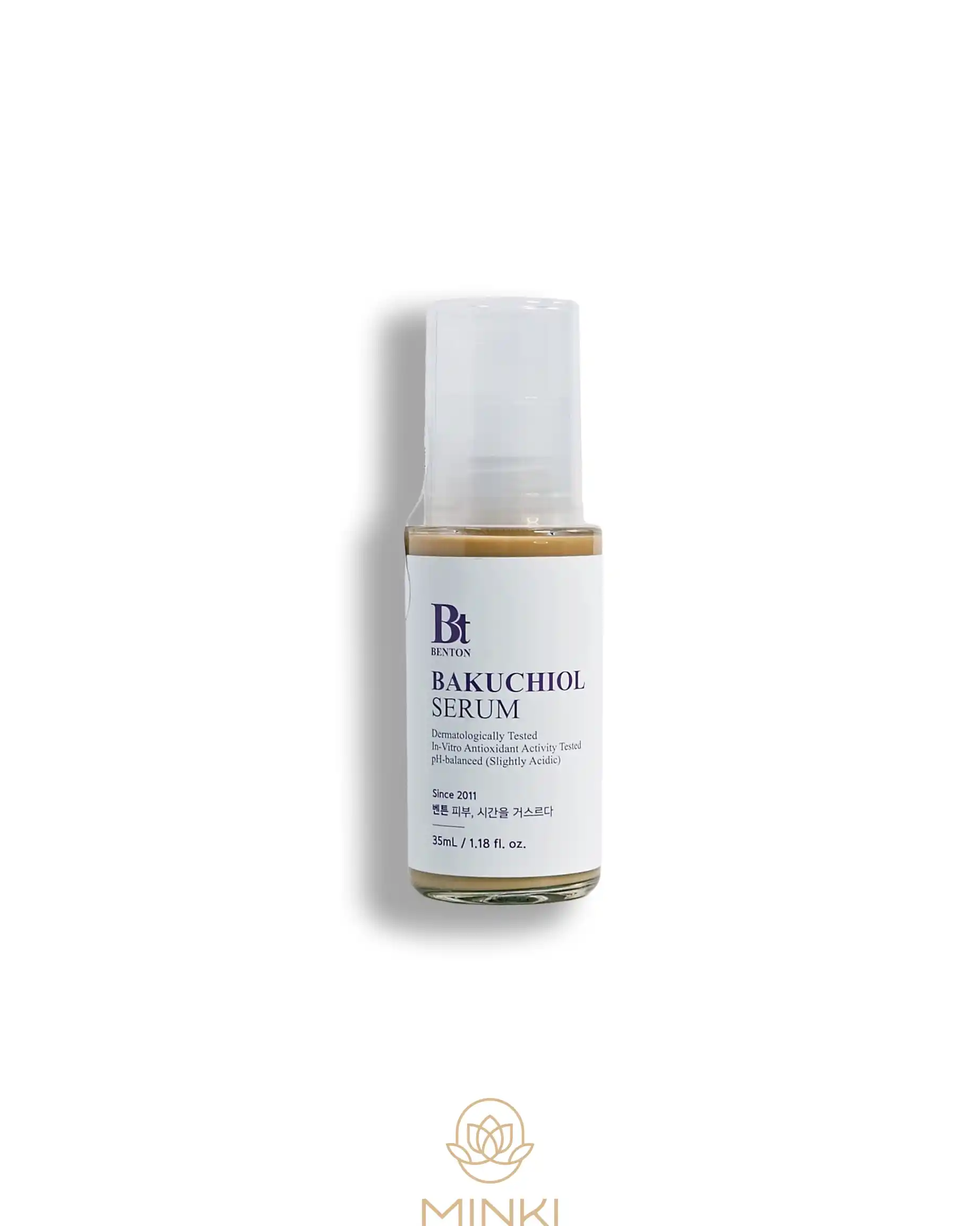 Sérum bakuchiol BENTON, antiedad natural y calmante para piel madura