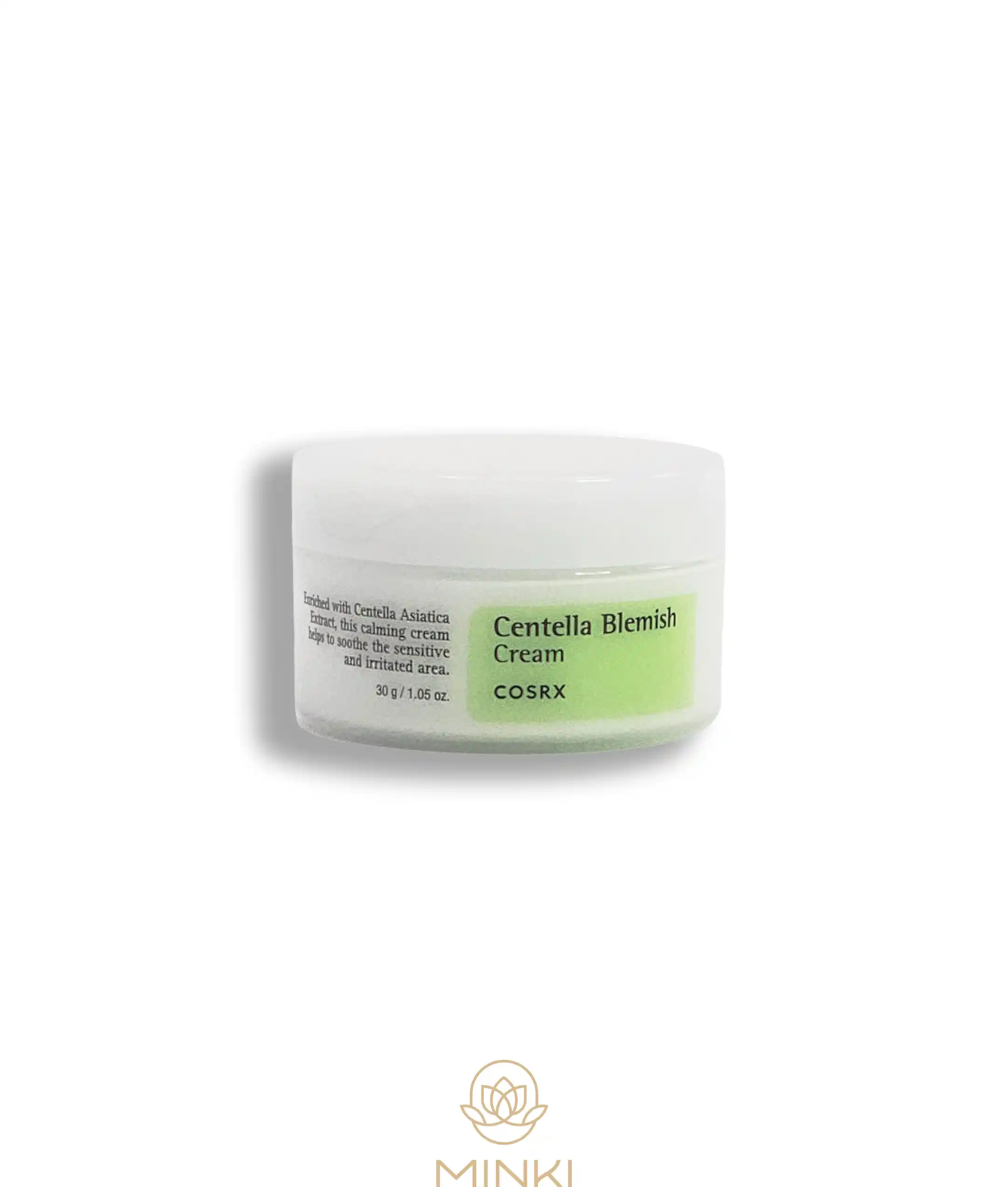 Crema con centella asiática COSRX Centella Blemish, calmante y reparadora para imperfecciones