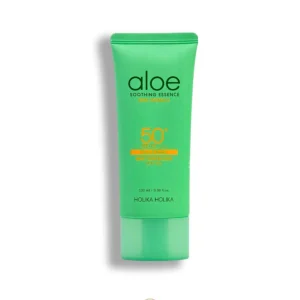 Protector solar con aloe vera HOLIKA HOLIKA Aloe Waterproof Sun Gel SPF50+ hidratante y calmante