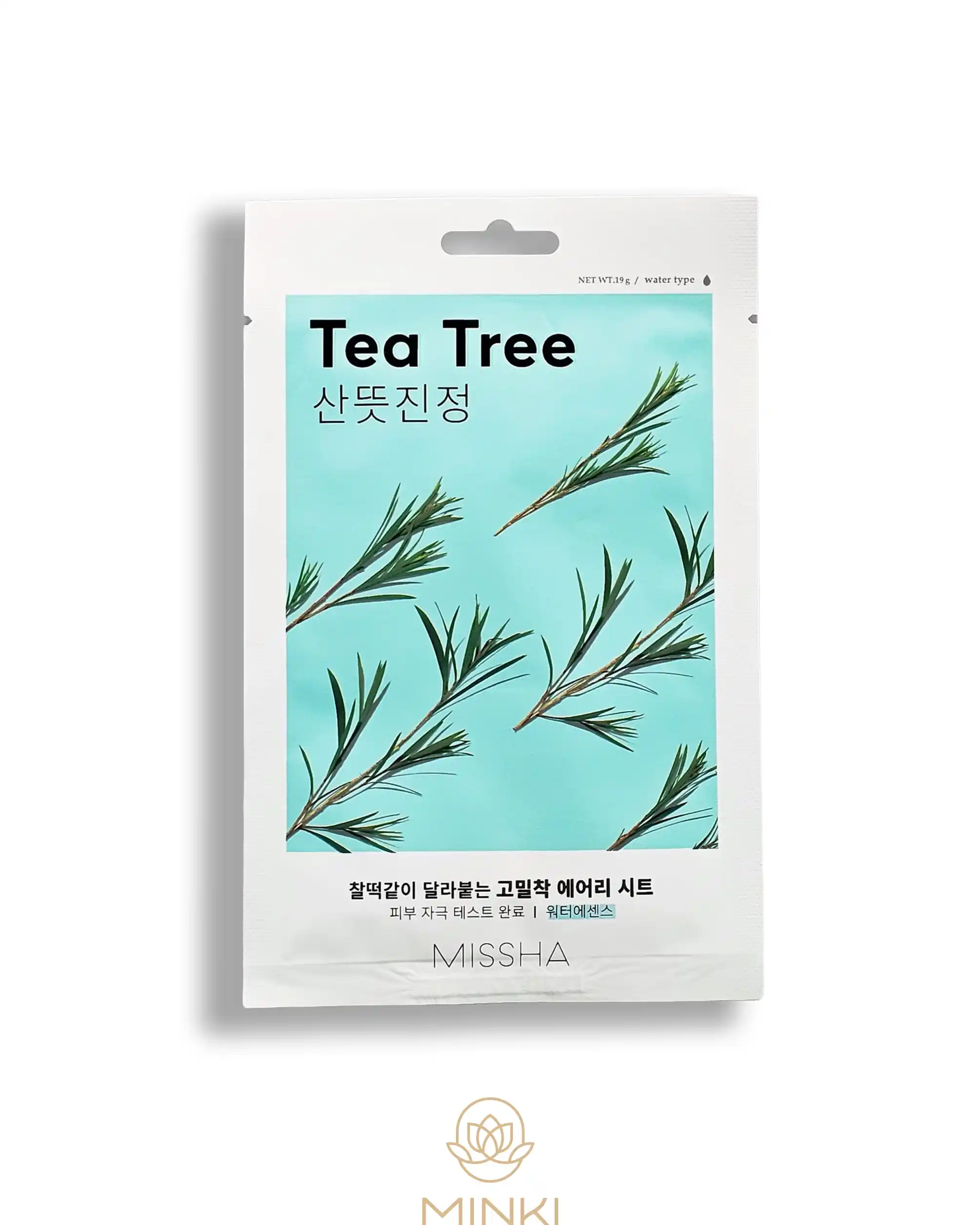 Mascarilla de árbol de té coreana de MISSHA para piel grasa y con acné e imperfecciones