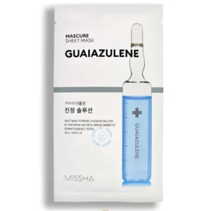 Mascarilla de hoja de guaiazuleno calmante
