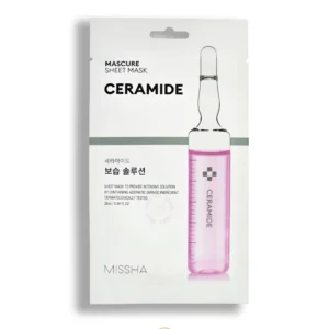 Mascarilla facial coreana de ceramida de MISSHA para piel seca y deshidratada