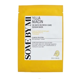 Mascarilla coreana con vitamina C SOME BY MI, iluminadora y antimanchas para piel con imperfecciones