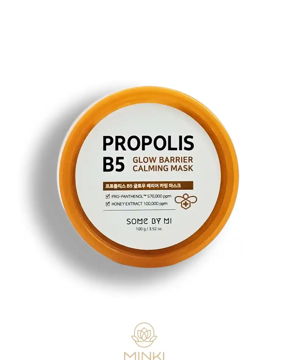 Mascarilla calmante SOME BY MI Propolis B5, hidratante y reparadora para piel sensible de cosmética coreana