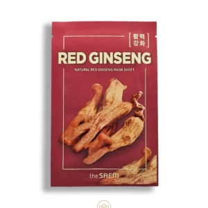 Mascarilla coreana con ginseng THE SAEM, reafirmante e hidratante para piel madura y apagada